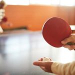 Table Tennis Paddle hold in hand